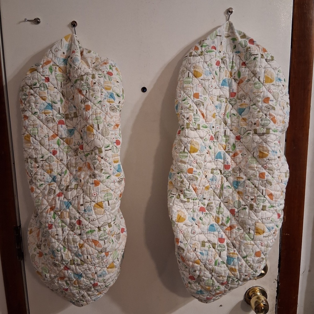 Land‎ Of Nod Nature Trail Changer Cover AOP EUC Lot Of 2